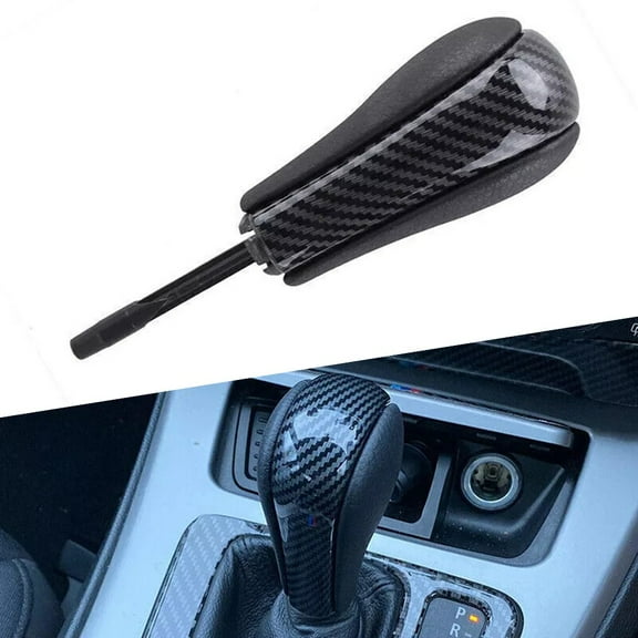 Leather Gear Shift Knob Shifter Compatible with For BMW E81 E82 E87 E90 E91 1 3 Series Stylish Upgrade for Your Car Interior