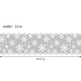 thumbnail image 6 of Christmas White Lace Table Runner Snowflakes for Parties, Party Decorations, 6 of 6