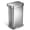 Brushed Steel Lid, variant on simplehuman Kitchen Trash Can, 11.8 Gallon Stainless Steel Step Garbage Bin with Soft Close Lid. Silver