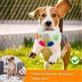 thumbnail image 2 of The Mellow Dog Calming Ball, Dog Ball with Handle, Interactive Dog Toy, Durable Dog Toy with Squeaker, Dog Football Toy for Medium Large Dogs, Indestr, 2 of 5
