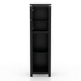 thumbnail image 5 of Furniture of America Tellun Wood Contemporary 4-Shelf Tower Cabinet in Black, 5 of 12