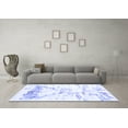 thumbnail image 3 of Ahgly Company Indoor Rectangle Solid Blue Modern Area Rugs, 2' x 3', 3 of 4