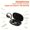 Black, variant on 2026 New Open-Back AI Translation Earbuds Noise Canceling 200mAh USB-C Charging Case with Mic for Travel Business Meetings