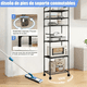 thumbnail image 4 of Estante Organizador Metálico De 6 Niveles De Cocina Baño Negro, 4 of 7