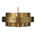 thumbnail image 5 of Jamie Young Co Orbit Modern Steel Metal/Acrylic Chandelier in Antique Brass, 5 of 8