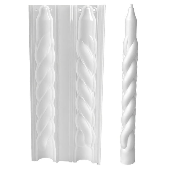 Spirals Cylinder Candle Molds Twisted Rod Silicone Molds Handmade Candle Making Molds DIY Soap Mould Home Decorations