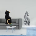 thumbnail image 2 of Figura Decorativa De Resina De Gato Guan Yin, Adorno Coleccionable Para Entrada, Estantería, Sala De Estar, Dormitorio, Oficina, Colección Budista Feng Shui., 2 of 8