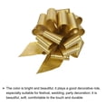 thumbnail image 4 of 10pcs 8 Inch Large Pull Bow Metallic Gold Gift Wrapping Bows with Gold Edge, 4 of 6