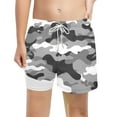 thumbnail image 3 of Hiijoy Big Boys Camouflage Swimming Shorts Compression Liner Quick Drying Swim Trunks, Sizes 10-12Y, 3 of 3
