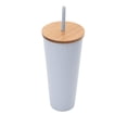 thumbnail image 3 of Mainstays Blue Swirl Textured Recycled PET Tumbler with Lid and Straw, 3 of 5