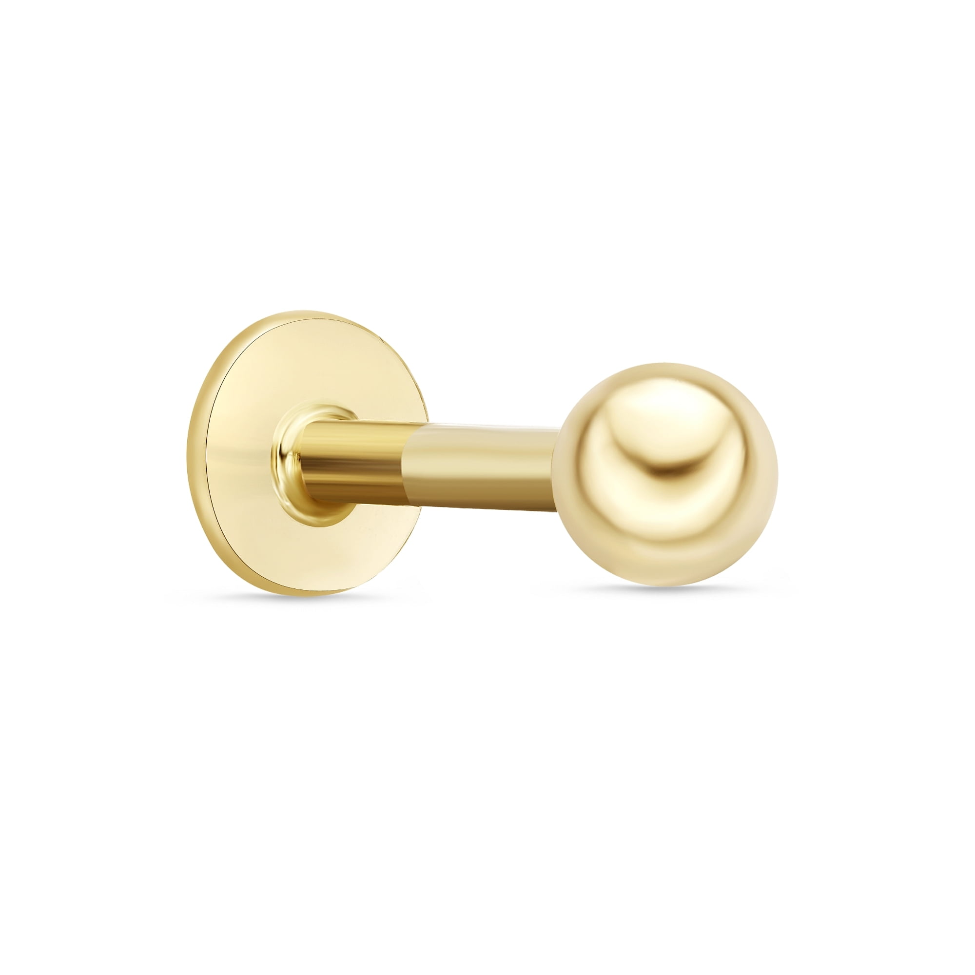 14 karat gold labret studs Clearance