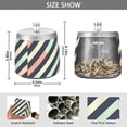 thumbnail image 2 of Yayeee Ashtray with Lid for Cigarette Smokeless Stainless Steel Home Ash Holder, Isometric Green, 2 of 7