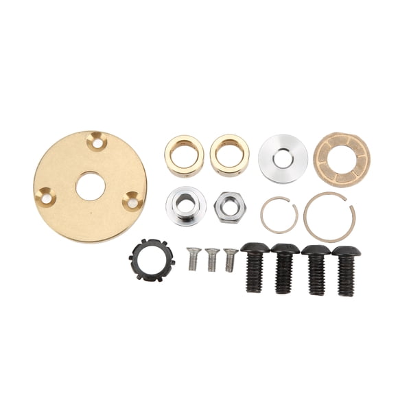 Rebuild Set, Stainless Steel Turbocharged Repair Set 17pcs Wearproof Aluminum Rubber Anticorrosion For RHF55 VF30 VF35 VF37 VF39
