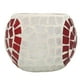 thumbnail image 4 of Candelabro de mosaico Bling Bling portavelas de vidrio, 4 of 12