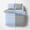 Light Gray & Light Blue Solid, variant on Reversible Duvet Cover 5 Piece Set, 100% Egyptian Cotton, 400 Thread Count Quilt Case Comforter Cover, Easy Care, Extra Soft and Luxury, Twin Size -Light Gray & Black Solid.