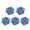 F1, variant on WINDLAND 5pcs Korean Style Denim Fabric Flowers for DIY Crafts and Sewing Projects