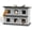 BLACK, variant on Joxxoaa Outdoor resin weatherproof cat house,ventilated and insulated for Cats,Kittens,Puppies,washable,easy to assemble,scratch and bite-resistant,non-stick to hair (blue)