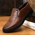 thumbnail image 6 of JUMESG Mens Shoes Wide Width Dress Men Fashion Comfort Classic Slip On Loafers Oxford Dress Shoes,Brown 8.5, 6 of 9