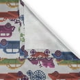 thumbnail image 4 of Ambesonne Cars Valance Pack of 2, Rhythmic Colorful Automobiles, 54"X12", Pale Grey and Multicolor, 4 of 5