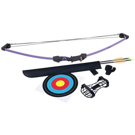 CenterPoint Upland Purple Compound Bow Archery Set (Best Compound Bow Packages For The Money)