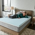 thumbnail image 3 of Sealy Essentials 2" Gel-Infused Cooling Memory Foam Mattress Topper, California King, Adult, 3 of 10