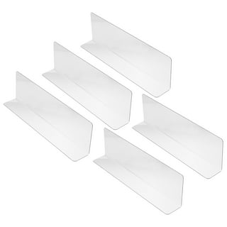 Lishuaiier Clear Shelf Divider - 2 Pack, Clear Acrylic Shelf