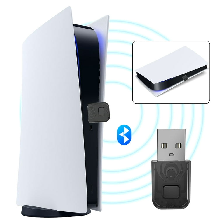 Adaptateur Bluetooth pour Nintendo Switch/Lite, Émetteur Audio sans Fil BT  5.0 avec Micro Faible Latence Convertisseur USB C vers A pour Casque  Bluetooth Orateur PS4 PS5 PC Portable Airpods, Blanc : 