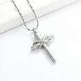 thumbnail image 3 of Infinity Cross Cremation Jewelry Religious Cross Urn Necklace for Ashes Ashes Holder Memorial Urn Necklace Cremation Jewelry for Human Pet, 3 of 7