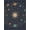 Dark Blue, Pattern 3, variant on ODIKA Galaxy Planets Starry Border Planetary Stars Themed Science Large Flowing for Playroom, Bedroom, Reading Nook, Pet Friendly & Kids Safe Play
