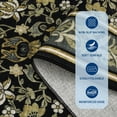 thumbnail image 6 of HIWEAVER Green/Black 6' x 9' Distressed Floral Vintage Area Rug for Living Room Washable Non Slip Indoor Carpet for Bedroom Decor Low Pile Farmhouse Floor Cover, 6 of 6