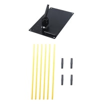 Moyitang Golf Alignment Stick Set Golf Swing Aid Mat Practice Posture Correction Practice