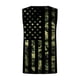 thumbnail image 5 of Hombres Casual Cuello Redondo Jersey Bandera 3D Impresión Digital Camiseta Tops Chaleco Pompotops  oipoqjl30562, 5 of 5