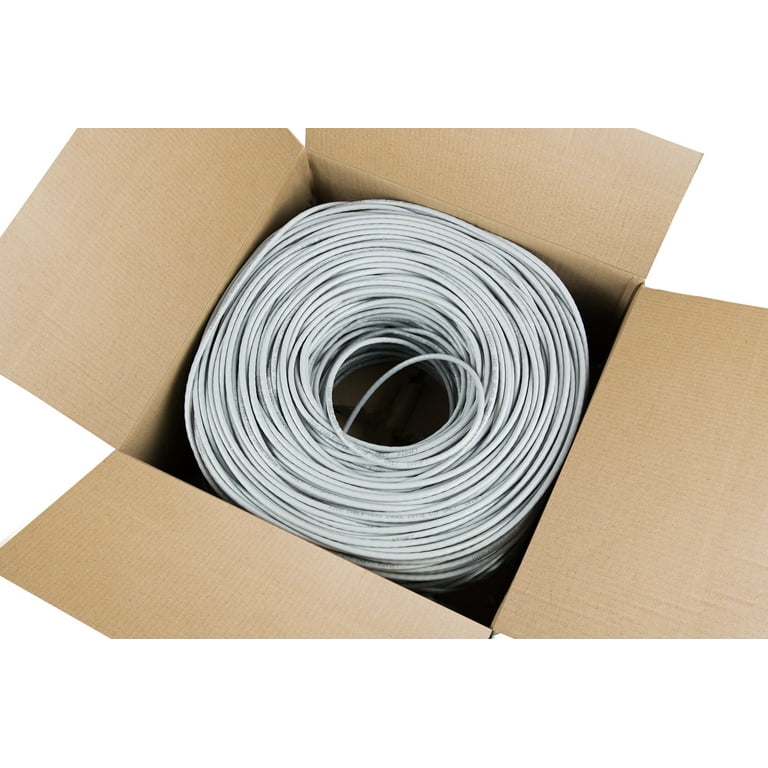 Lot De 50 Câbles Ethernet RJ45 Cat5e - 5 Pieds (1,5m), Gris (neufs)