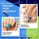 thumbnail image 2 of Set de esmaltes en gel Blokecore de escarabajos con 20 colores y accesorios, 2 of 7