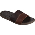 thumbnail image 1 of Men's Sperry Top-Sider PlushWave Dock Leather Slide Brown Leather 7 M, 1 of 6