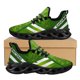 thumbnail image 1 of Zapatos planos con estampado de hierba verde 3D para mujer, zapatillas cómodas con plataforma y cordones, calzado ligero para otoño e invierno, 1 of 6