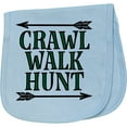 thumbnail image 2 of Inktastic Bow Hunting Crawl Walk Hunt Baby Burp Cloth, 2 of 3