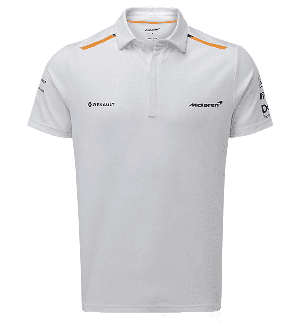 McLaren - McLaren F1 2019 Team Polo Shirt White (2XL) - Walmart.com - Walmart.com
