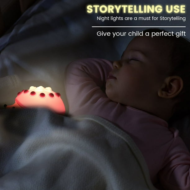 Hemobllo Lampe De Chevet Silicone LED Rechargeable USB Veilleuse Petite