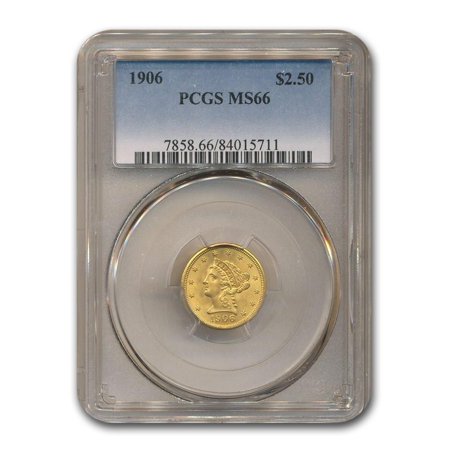 1906 250 Liberty Gold Quarter Eagle Ms 66 Pcgs