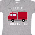 thumbnail image 4 of Inktastic Red Fire Little Firefighter White Text Boys or Girls Baby Bodysuit, 4 of 5