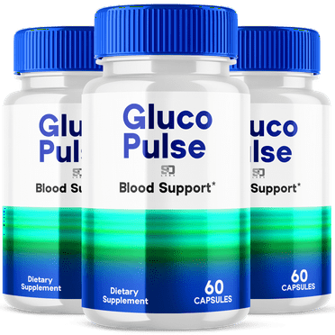 Gluco Pulse Advanced Blood Support Formula, Extra Strength Glycogen Supplement 180 Capsules
