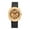 A, variant on Women' Analog Quartz Tonneau Watch: Leather Strap with Arabic Numerals and Bamboo Leaf Decor Dial