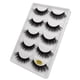 thumbnail image 1 of False Eyelashes Clusters Natural Strip Lashes Adhesive Reusable Natural Volume 5 Pair 3D Natural Thick False Fake Eyelashes Eye Lashes Makeup Extension(Buy 2 save 10%）, 1 of 6