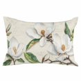 thumbnail image 2 of Botanical Flowers Body Pillow Cover, Pillowcase Protectors with Zipper, Breathable Decorative Throw Pillow Case Cover, Vintage Rustic White Floral Leaves Pillow Shams for Couch Sofa 24x36Inch, 2 of 8