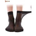 thumbnail image 4 of Spencer 10 Pairs Women's Ankle High Sheer Nylon Socks Soft Tight Hosiery Silky Short Stocking "Black", 4 of 6