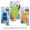Green, variant on Cool Pup Mini Popsicle Hydrating Dog Chew Toy, Orange
