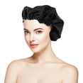 thumbnail image 2 of Shisuyan 2pcs Solid Color Makeup Hair Adjustable Hair Bonnet Night Sleeping, 2 of 8