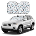 thumbnail image 2 of Fuzoiu Undersea Animals Print Car Windshield Sunshade,Foldable Reflective Sun Visor,Windshield Sun Shade,UV Rays Sun Visor Shade,Auto Front Sun Shield Shade-Medium, 2 of 8