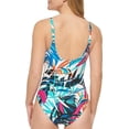 thumbnail image 4 of Calvin Klein LAPIS MULTI TROPICAL RAINFOREST One-Piece Swimsuit, US 10, 4 of 4